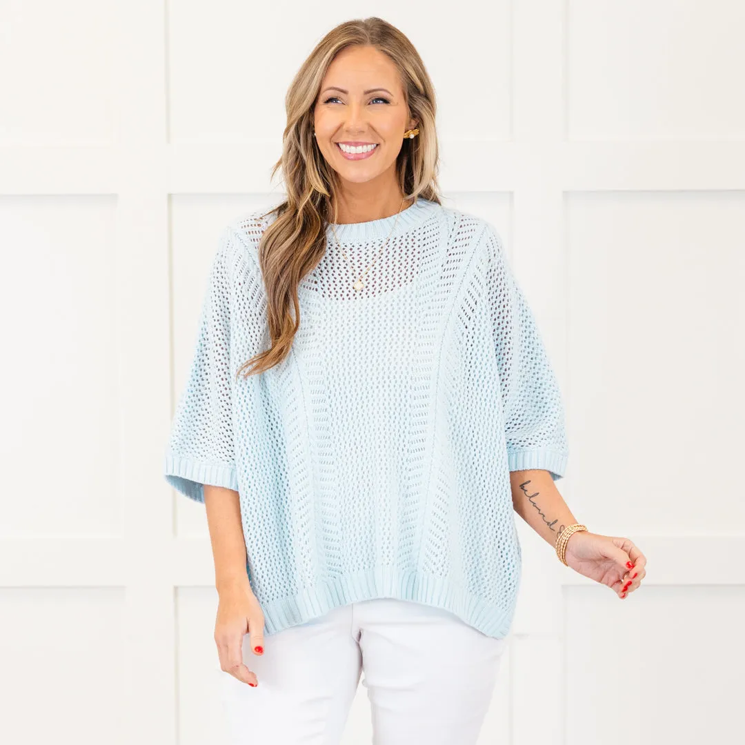 Chill Out Top, Light Blue