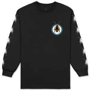 Cockroach - Classic Roach Longsleeve Tee Black/Orange/Blue