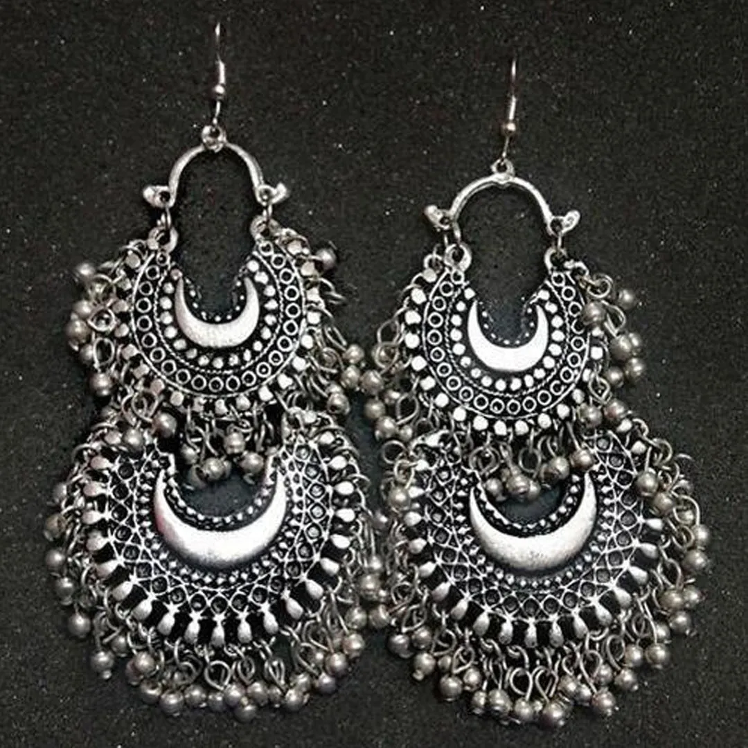 Combo of 4 Layered Beads Chandbali Jhumki