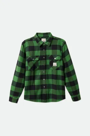 Coors Protect Our West Bowery L/S Flannel - Pine Green