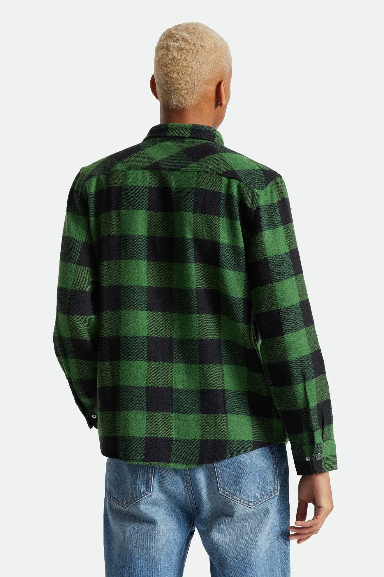 Coors Protect Our West Bowery L/S Flannel - Pine Green