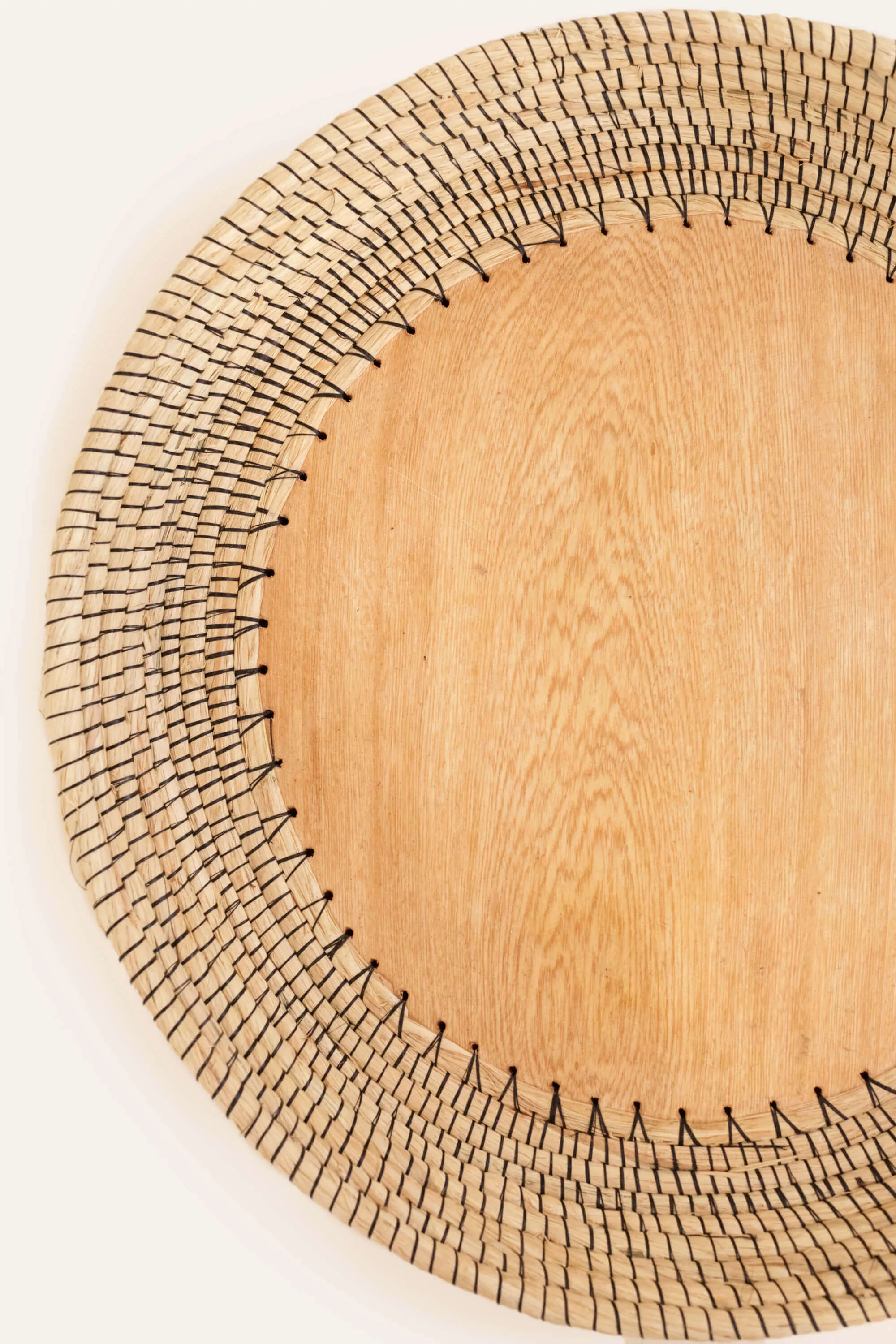 Copabu Wooden   Woven Platter