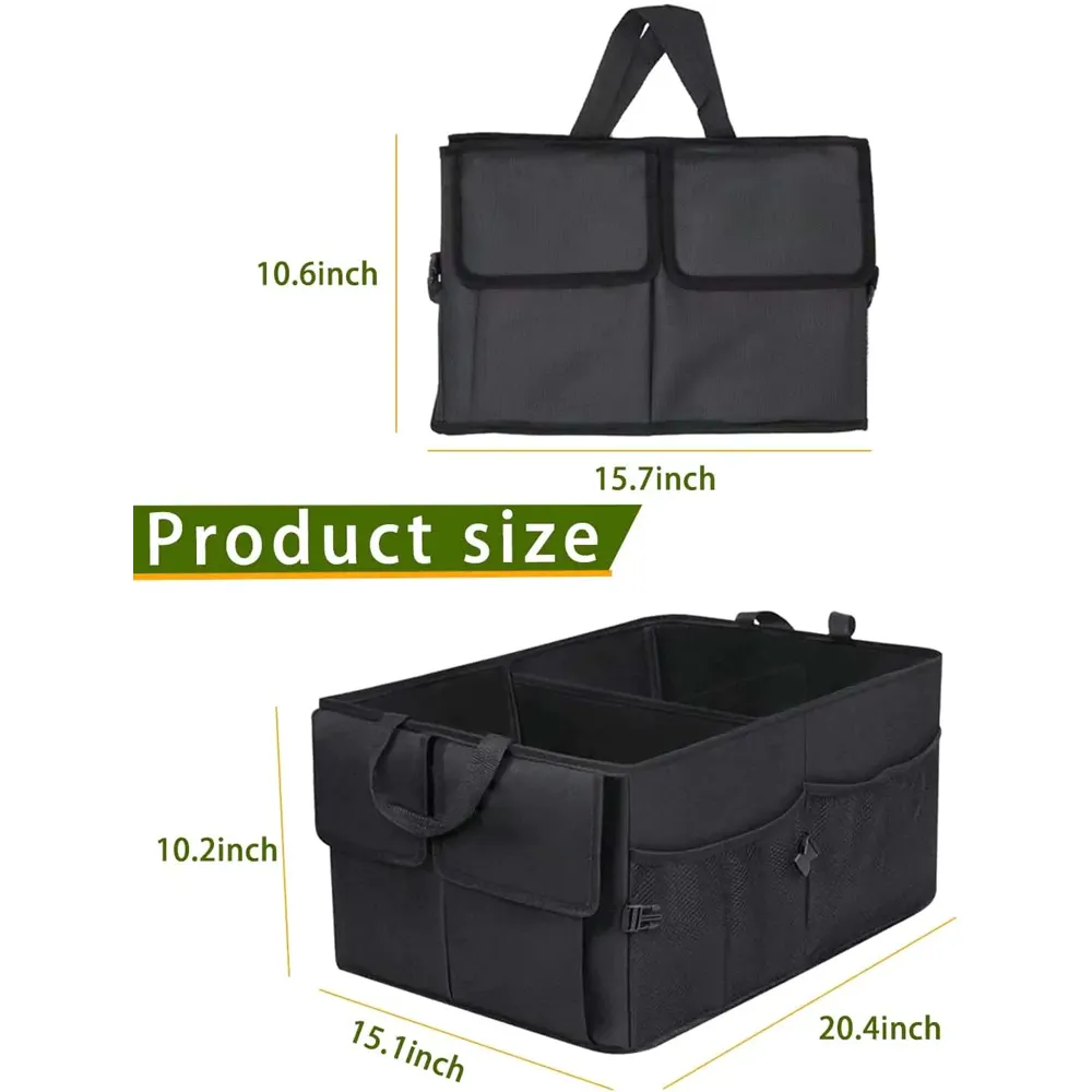 Custom Text For Car Trunk Organizer, Compatible with All Cars, Foldable Car Trunk Storage Box, Storage Bag, Waterproof, Dust-proof, Stain-Resistant AR12997