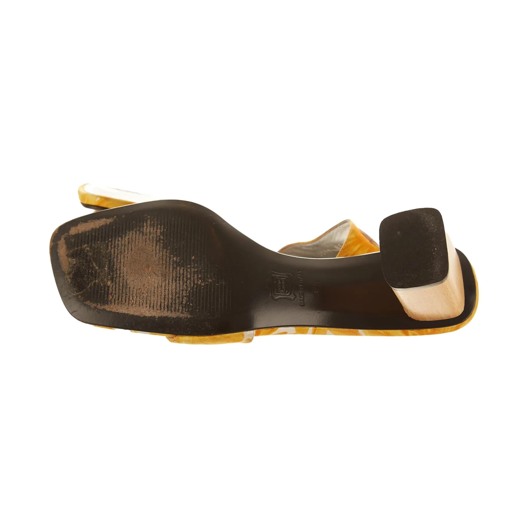 Dolce & Gabbana Sunflower Kitten Heels