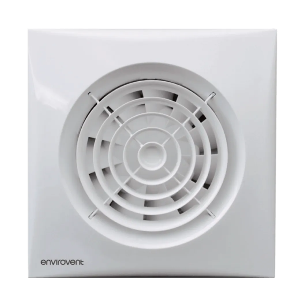 Envirovent SIL100S SILENT 100 extractor fan-100mm model with backdraught shutter