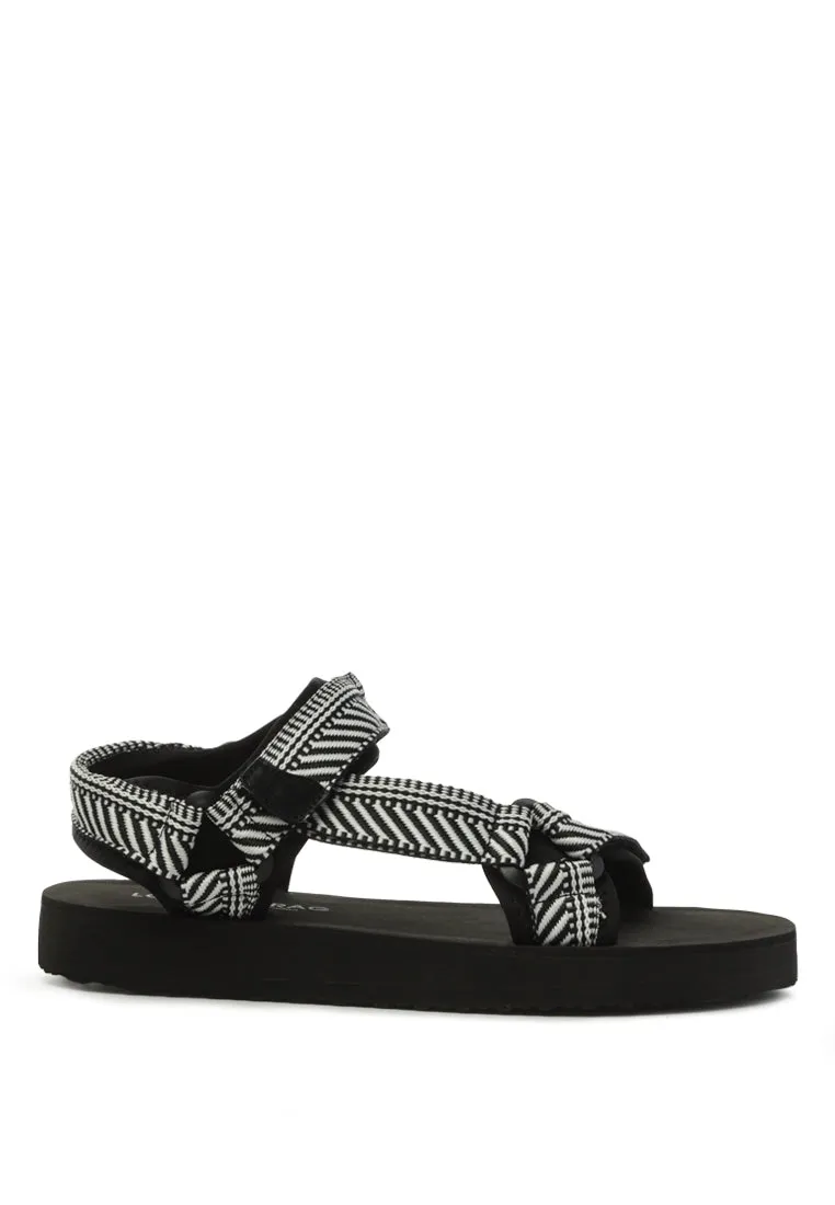 eslem woven strap detail platform sandals