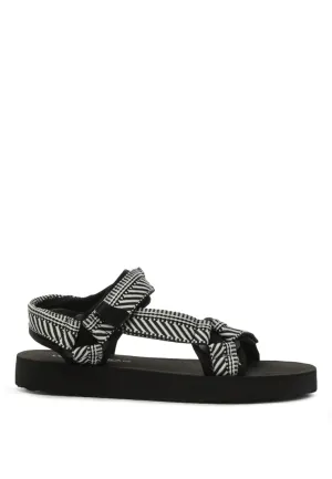 eslem woven strap detail platform sandals