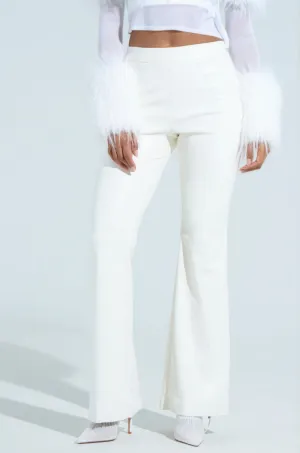 FLASHING LIGHT FAUX LEATHER PANT