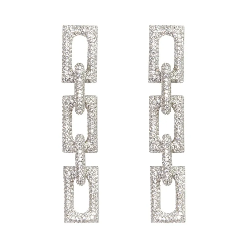 Flat Block Earrings