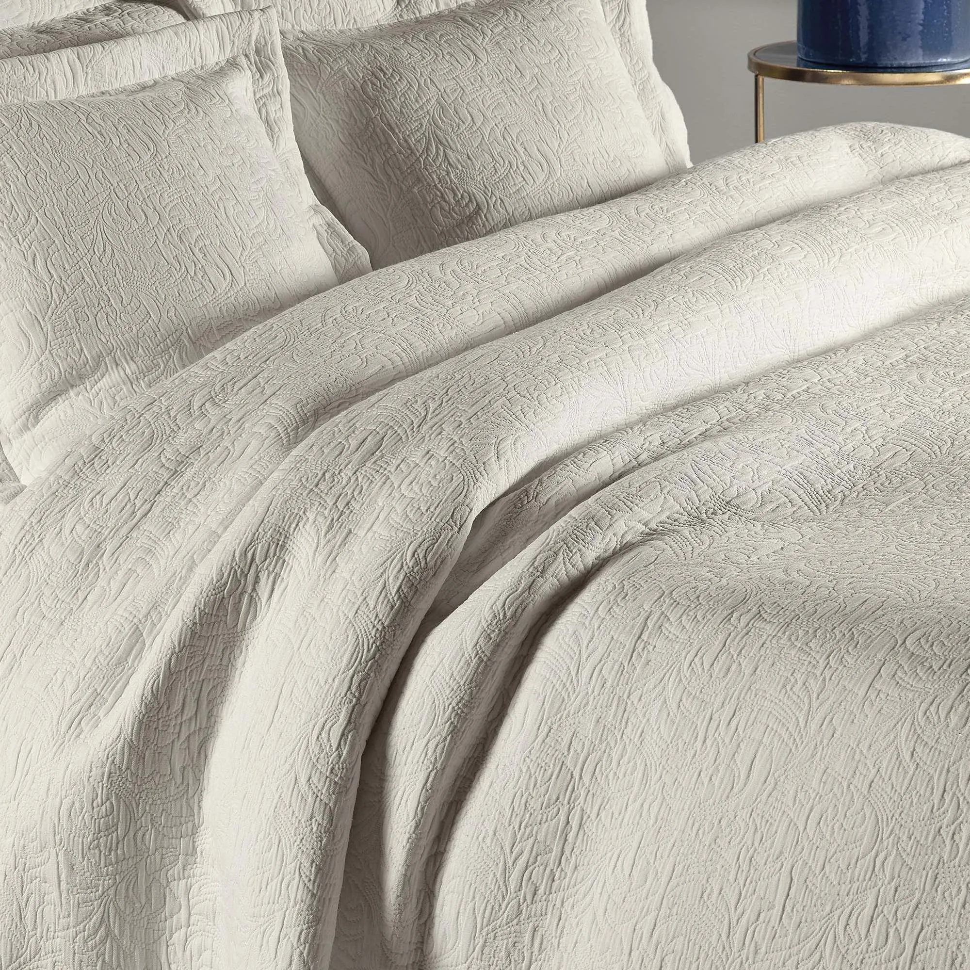 Forest Woven Bedspread - Linen