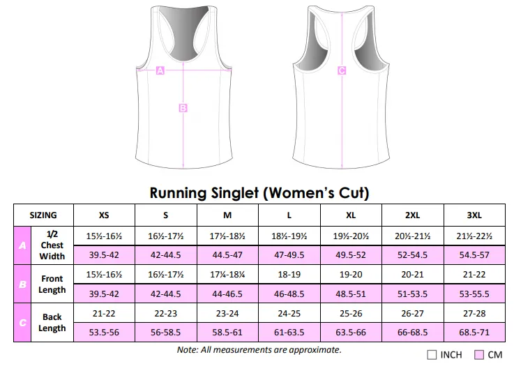 'Forget me not' Racerback Singlet