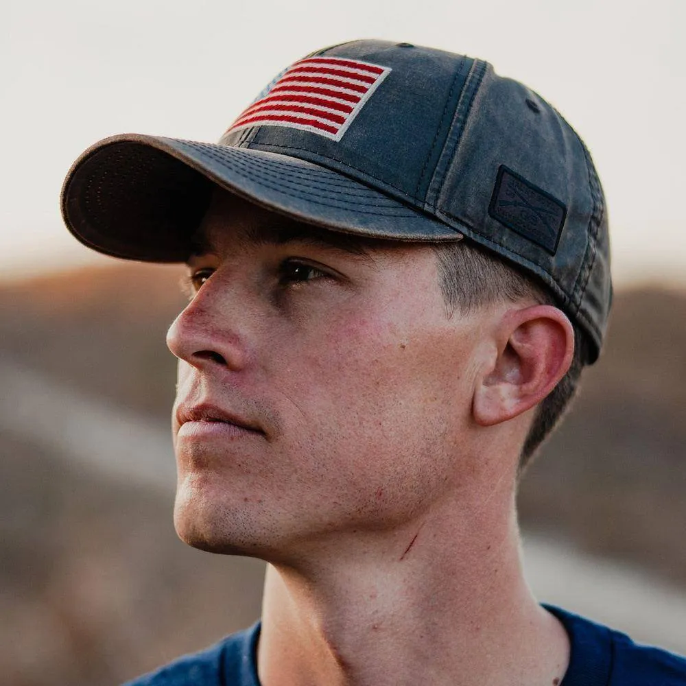 Full Color Flag Waxed Hat