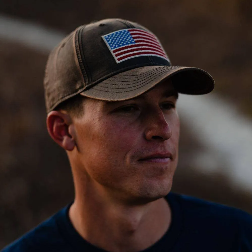 Full Color Flag Waxed Hat