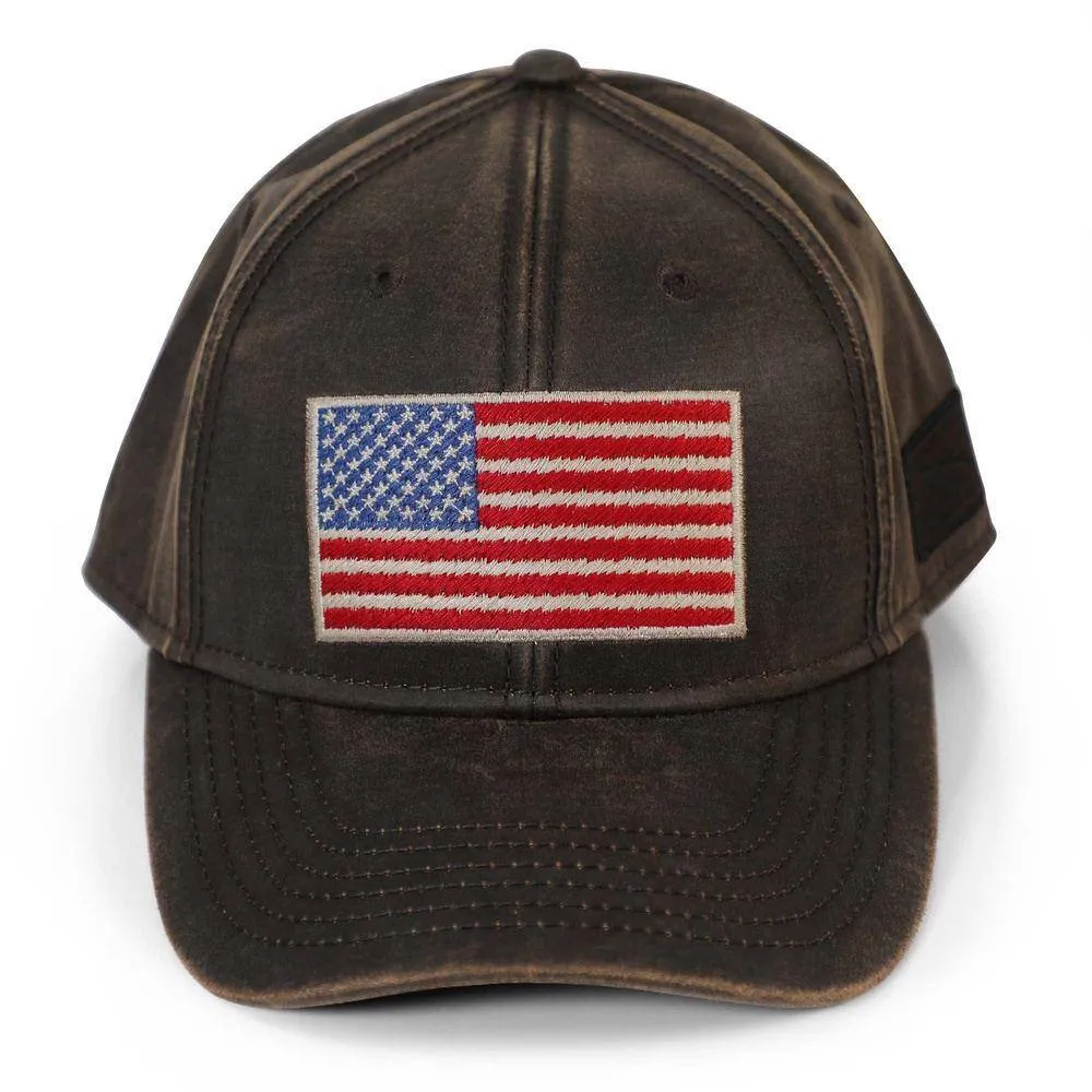 Full Color Flag Waxed Hat