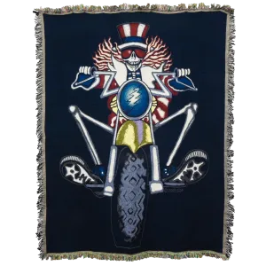 Grateful Dead Psycle Sam Woven Cotton Blanket