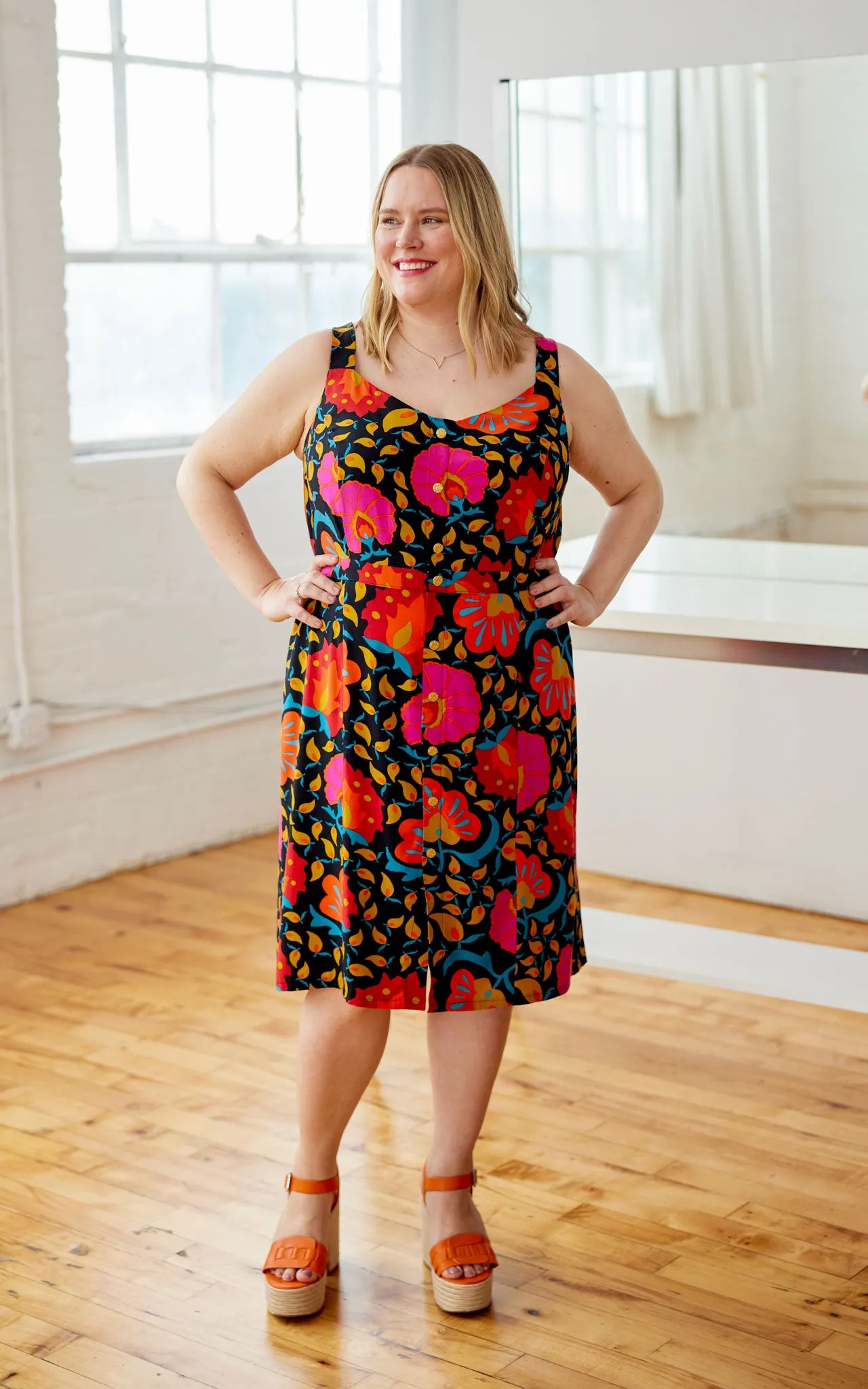 Hampden Dress PDF pattern
