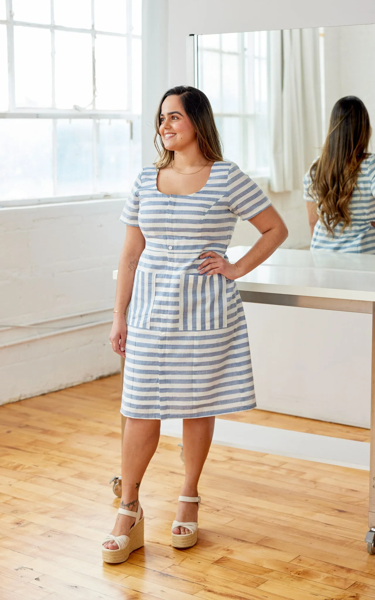 Hampden Dress PDF pattern