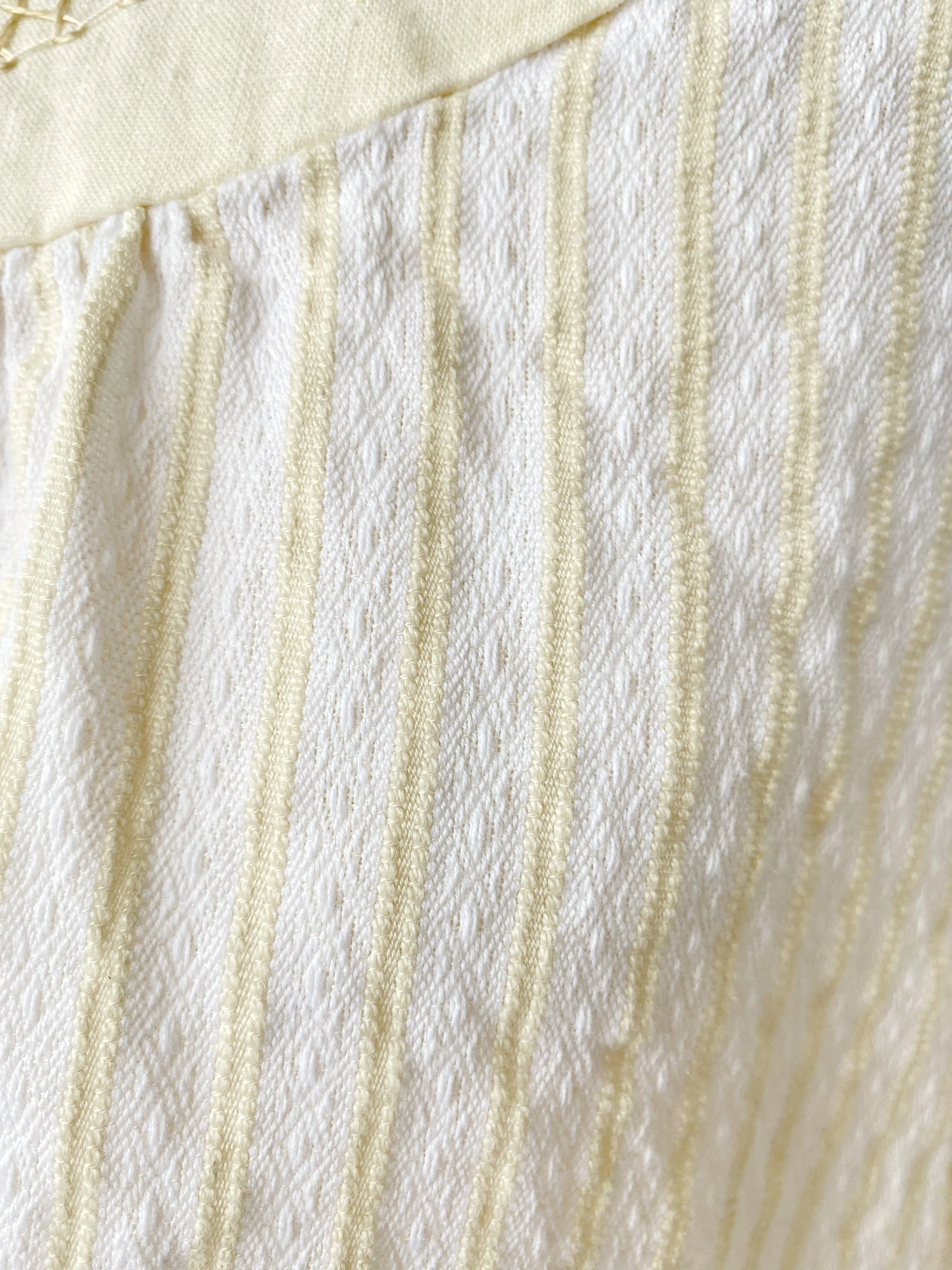 hand embroidered thistle hill cotton peasant top