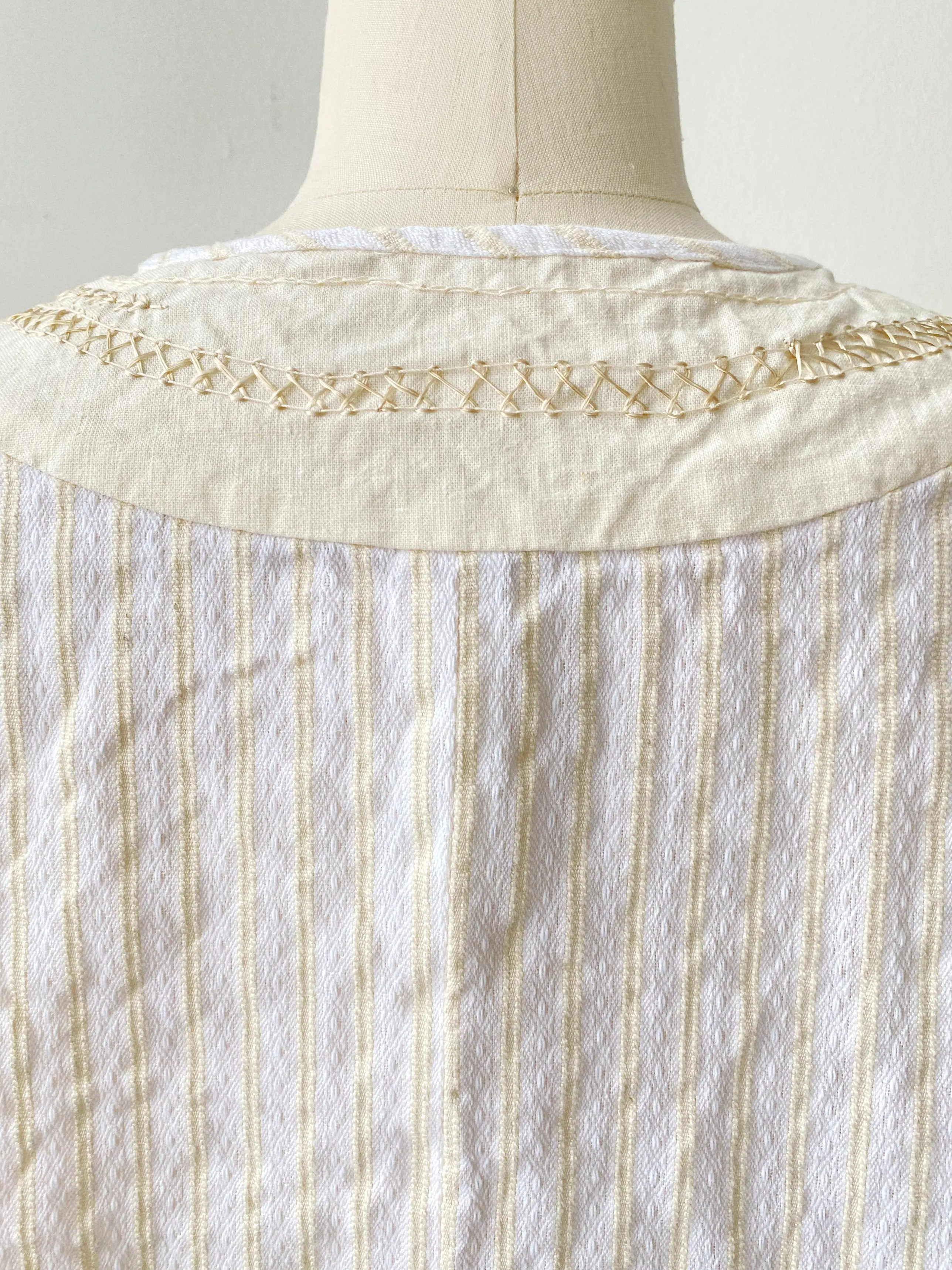 hand embroidered thistle hill cotton peasant top