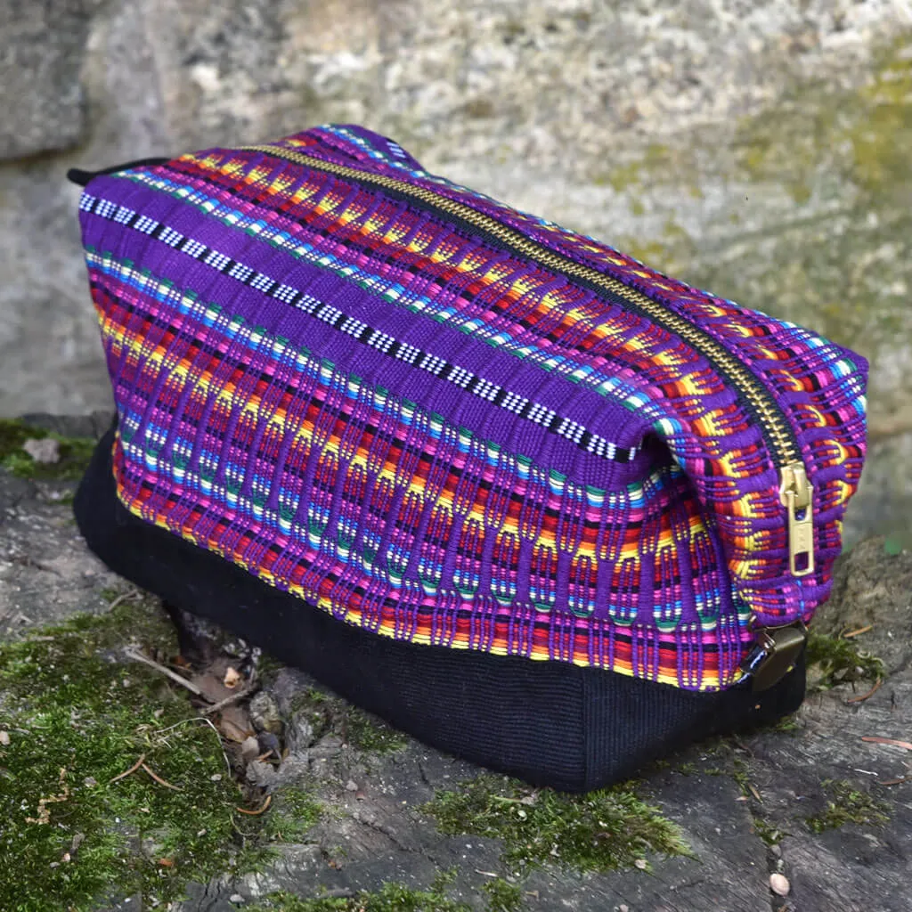 Hand Woven Toiletry Bag | Panelito Plum