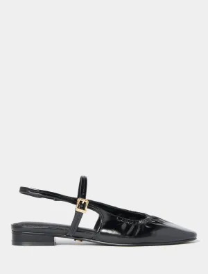 Harper Scrunch Detail Mary Jane Flat Pump