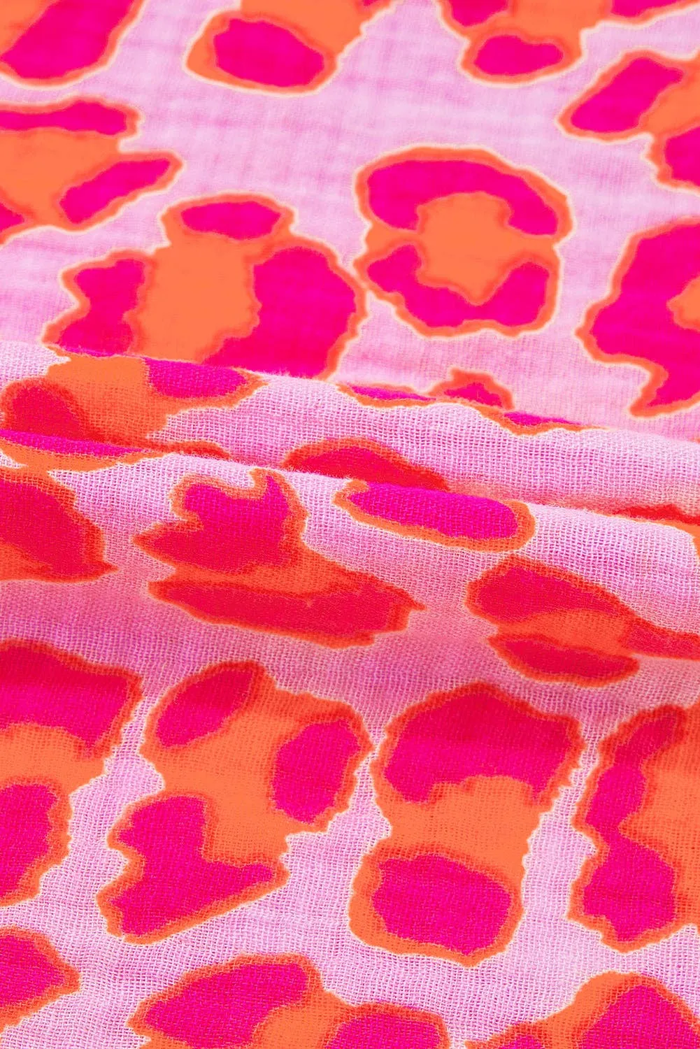 Hazel Leopard 3/4 Puff Sleeve Dress