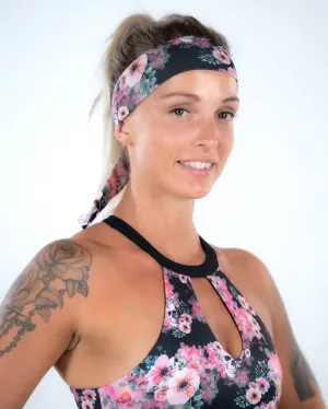 Headband - NS B-Headband Skull Flower