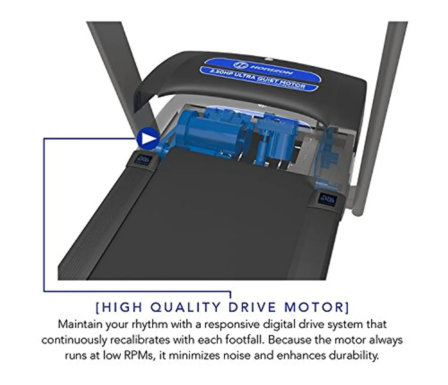 Horizon Fitness T101 Foldable Treadmill for Running and Walking with Bluetooth Connectivity, Incline, 300  lbs Weight Capacity, Running Machine for Home Exercise