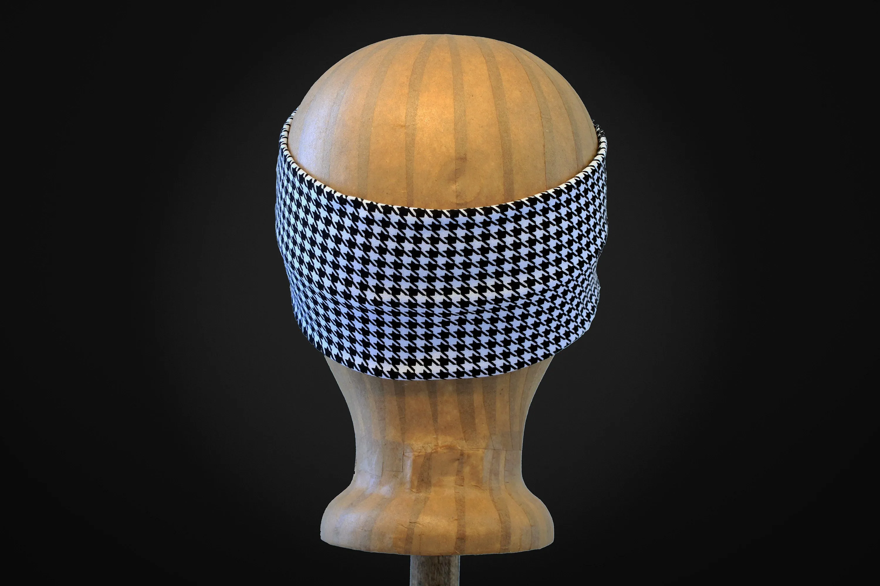 Houndstooth Black & White Headband