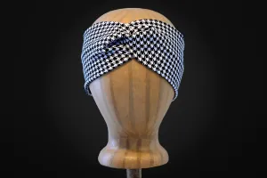 Houndstooth Black & White Headband