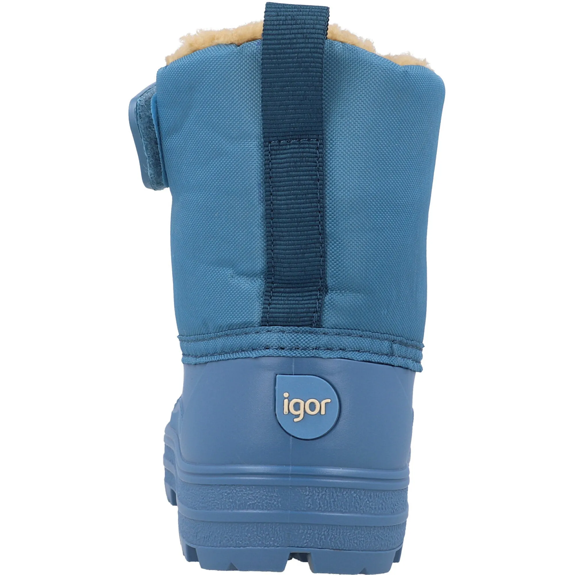 Igor Neu Blue Faux Fur Lined Snow Boots