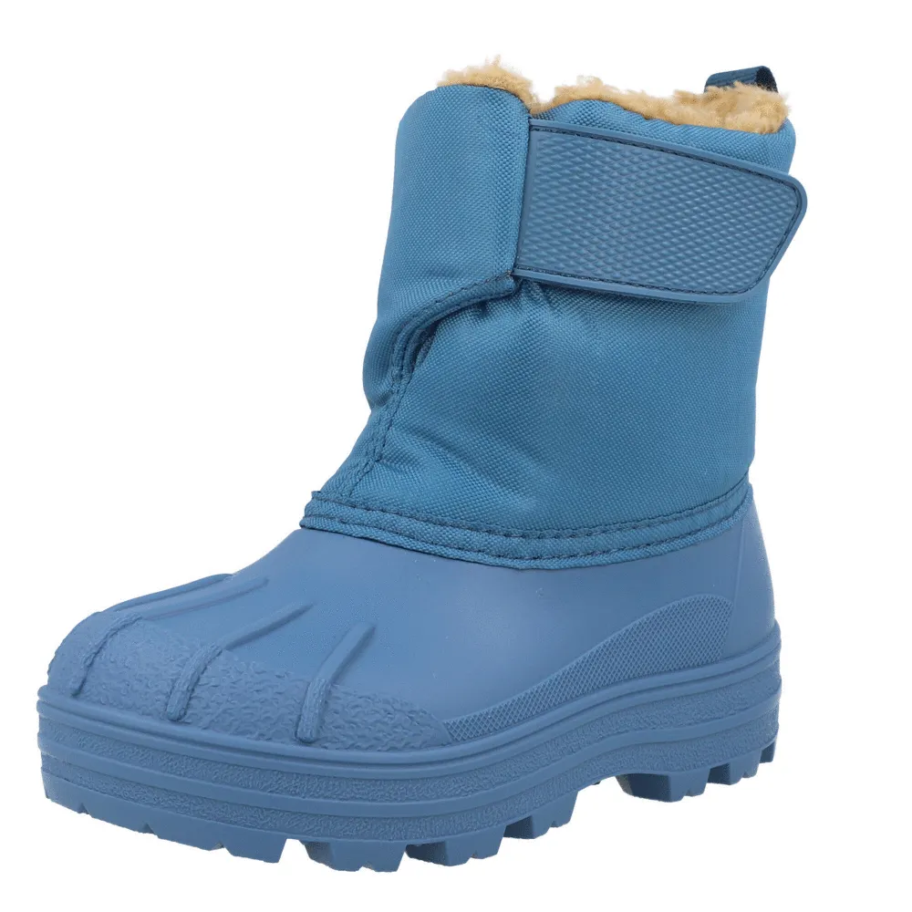 Igor Neu Blue Faux Fur Lined Snow Boots