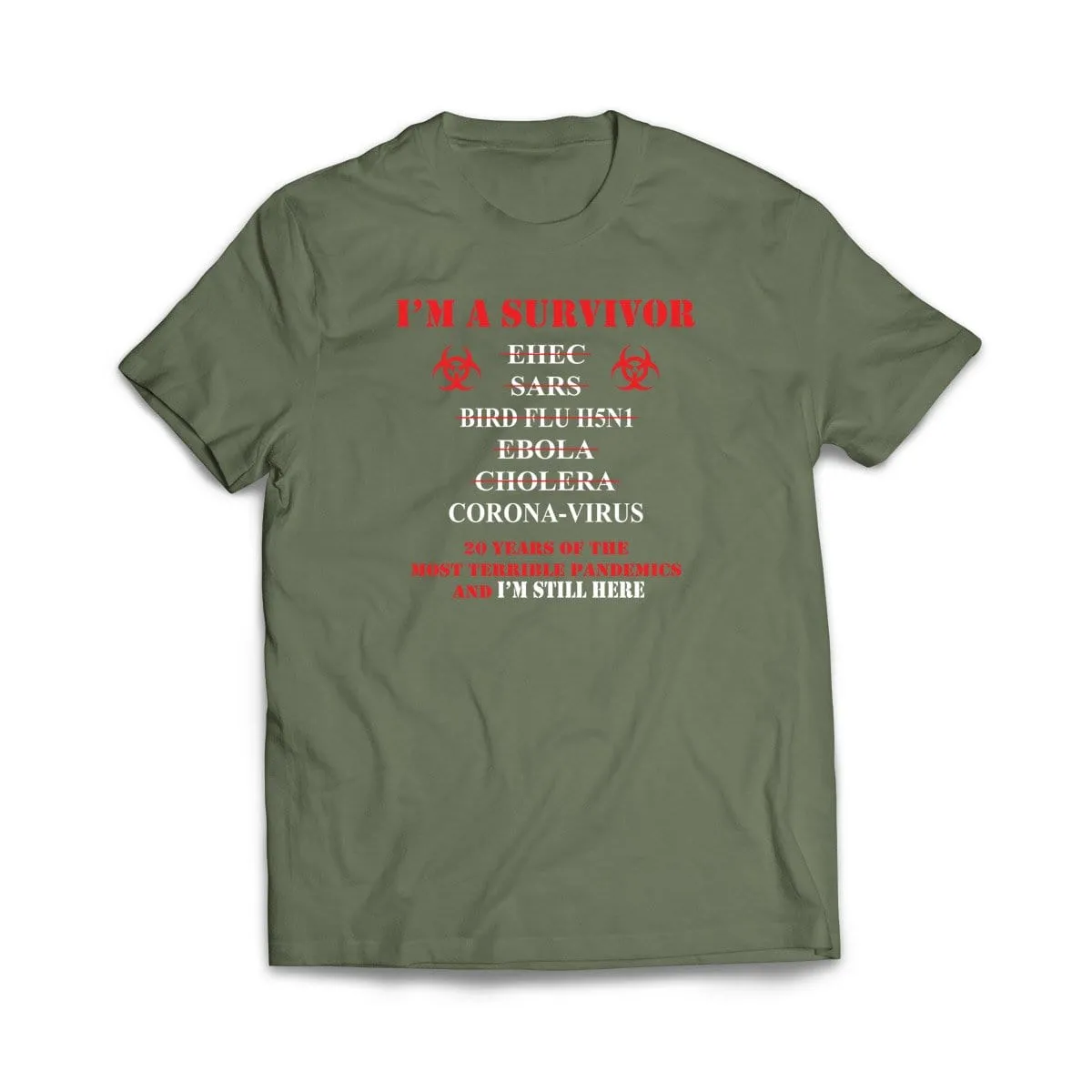 I'm a Survivor Virus List T-Shirt