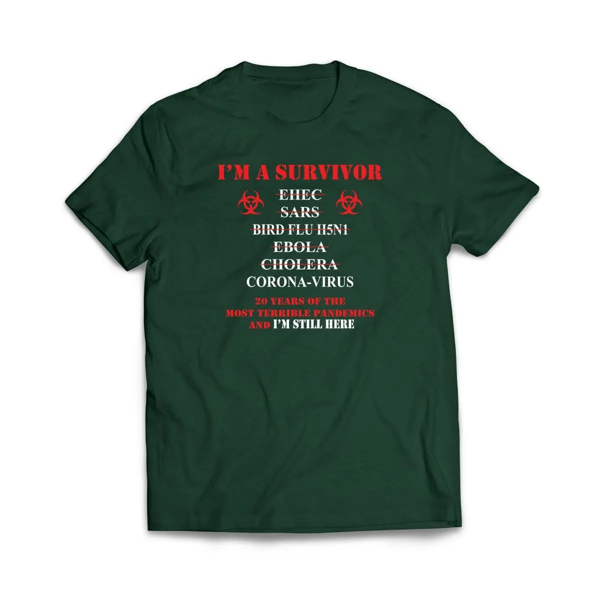 I'm a Survivor Virus List T-Shirt