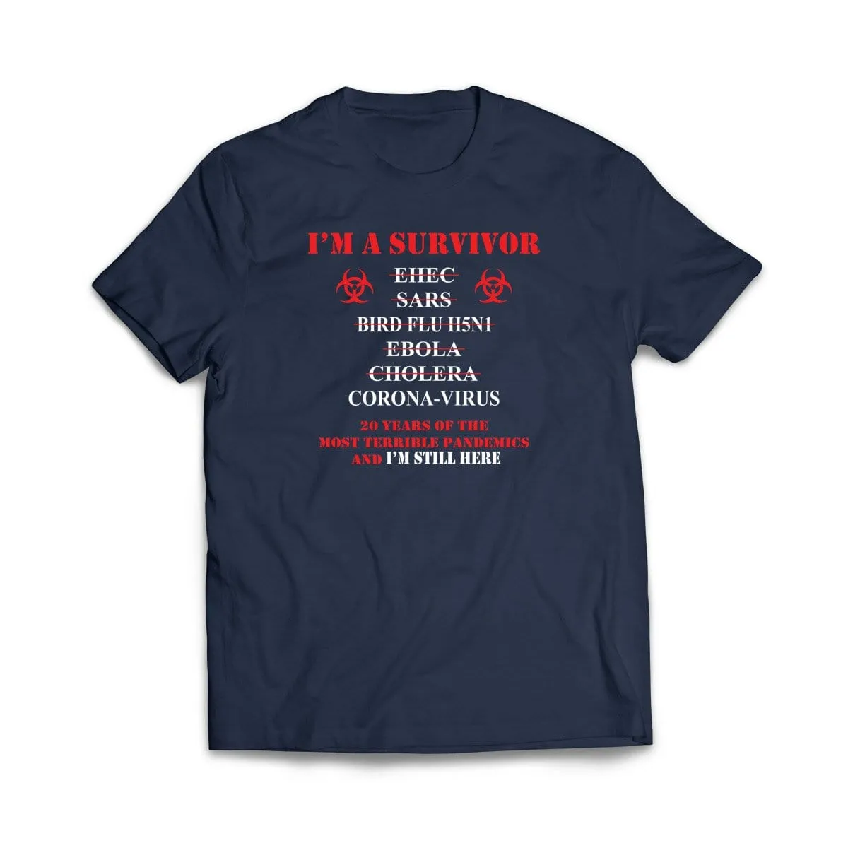 I'm a Survivor Virus List T-Shirt
