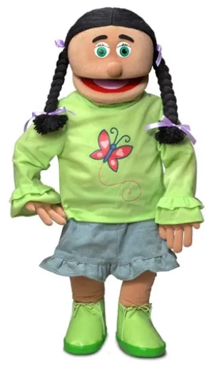 Jasmine, Hispanic Girl Puppet (30")