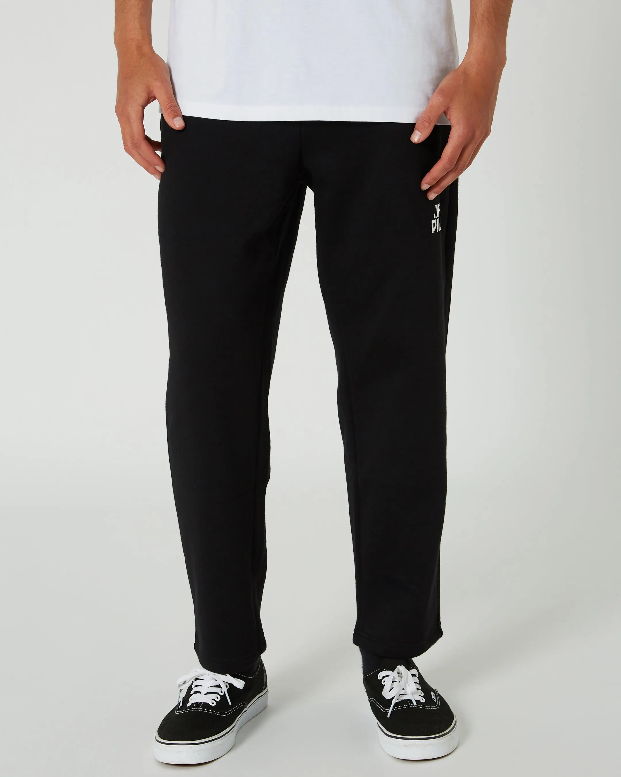 Jetpilot Straight Mens Trackpant - Black