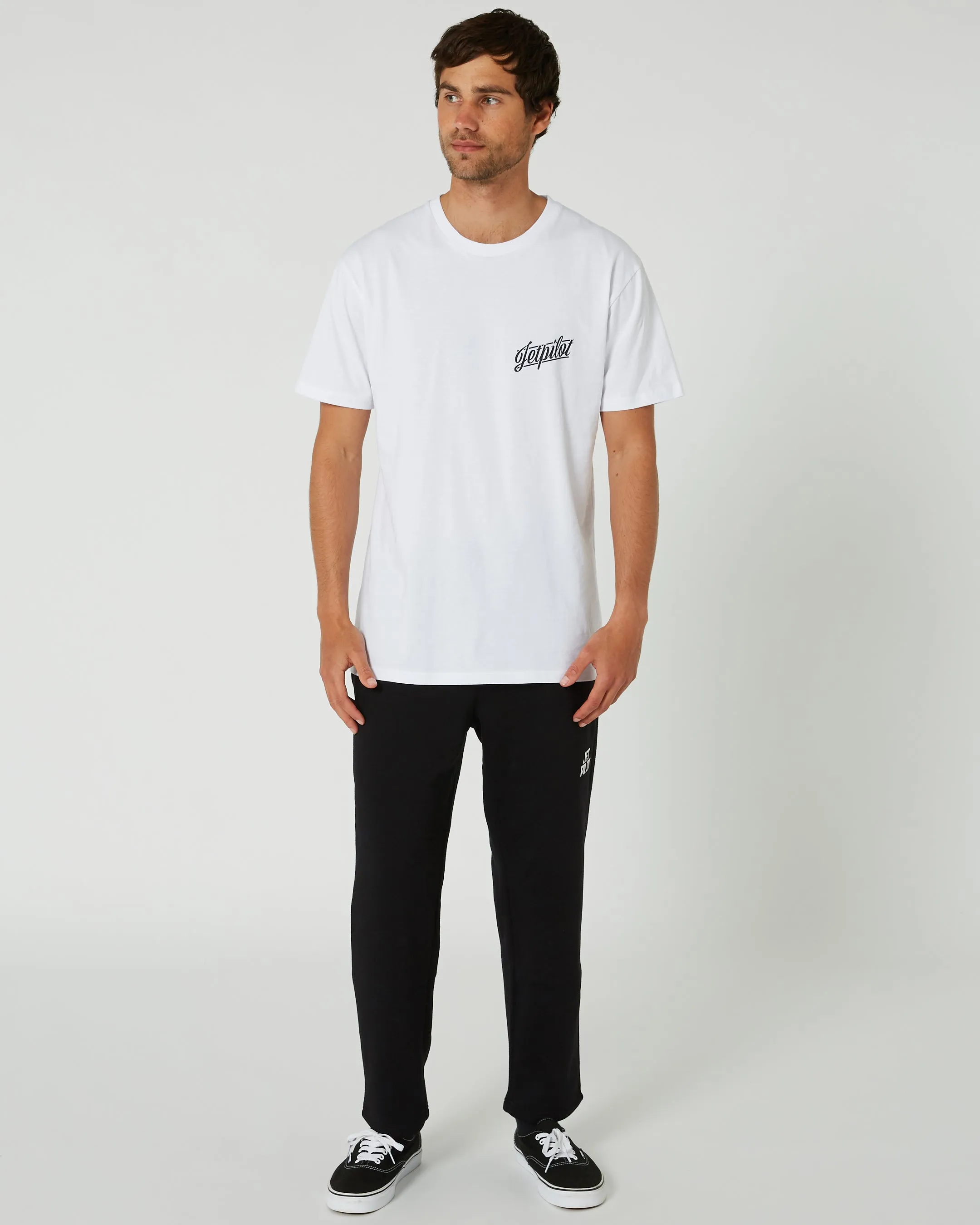 Jetpilot Straight Mens Trackpant - Black