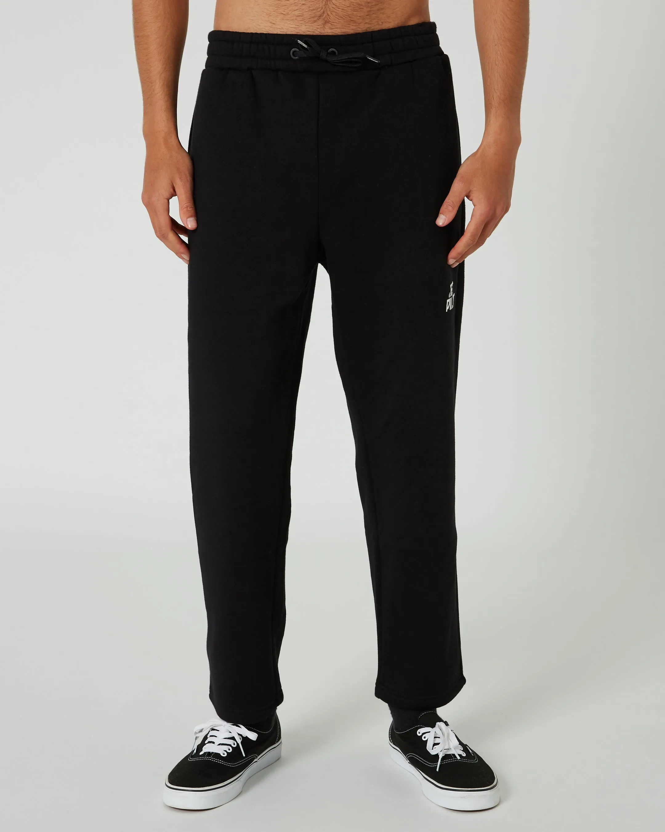 Jetpilot Straight Mens Trackpant - Black