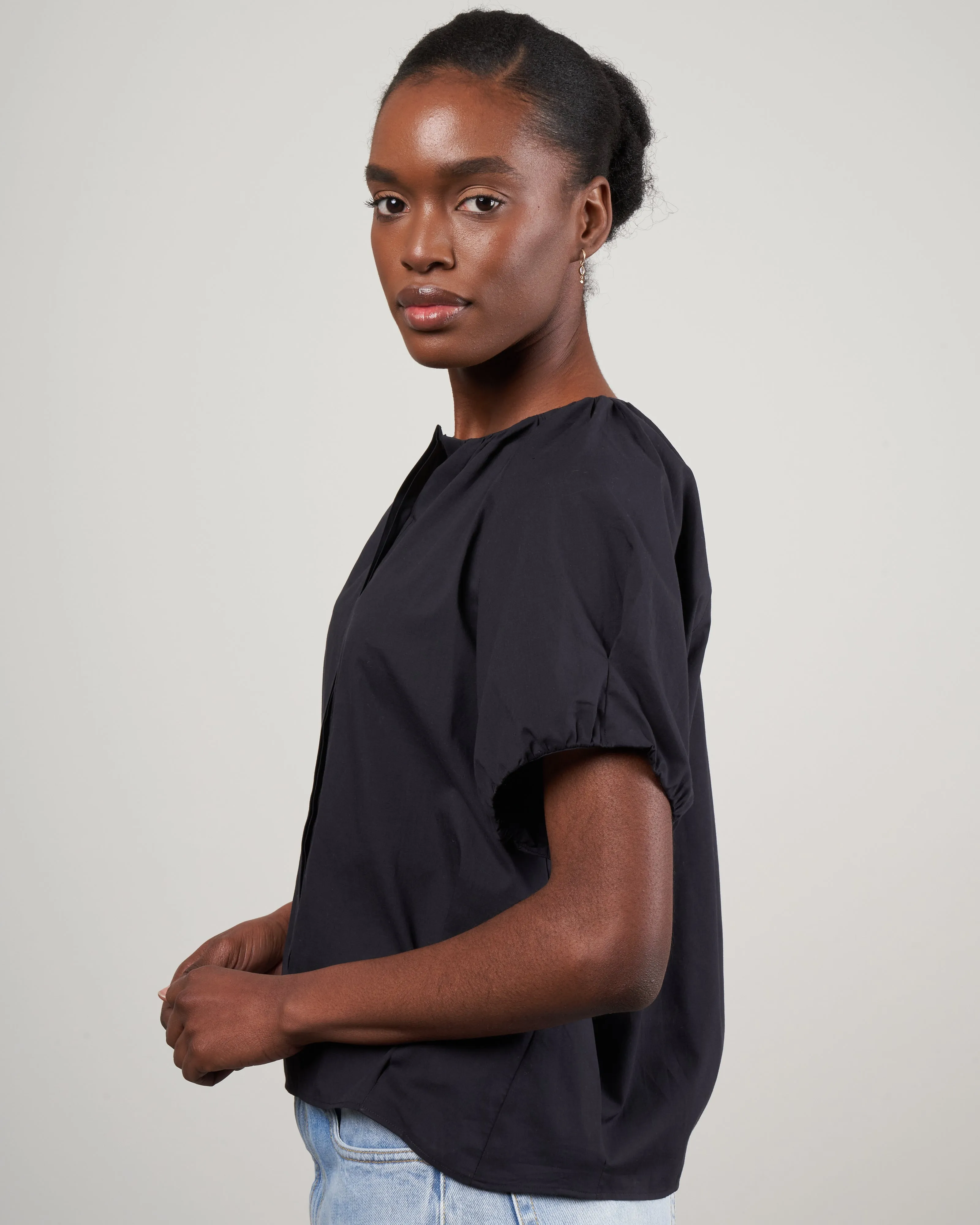 kenmare shirt - black mussola