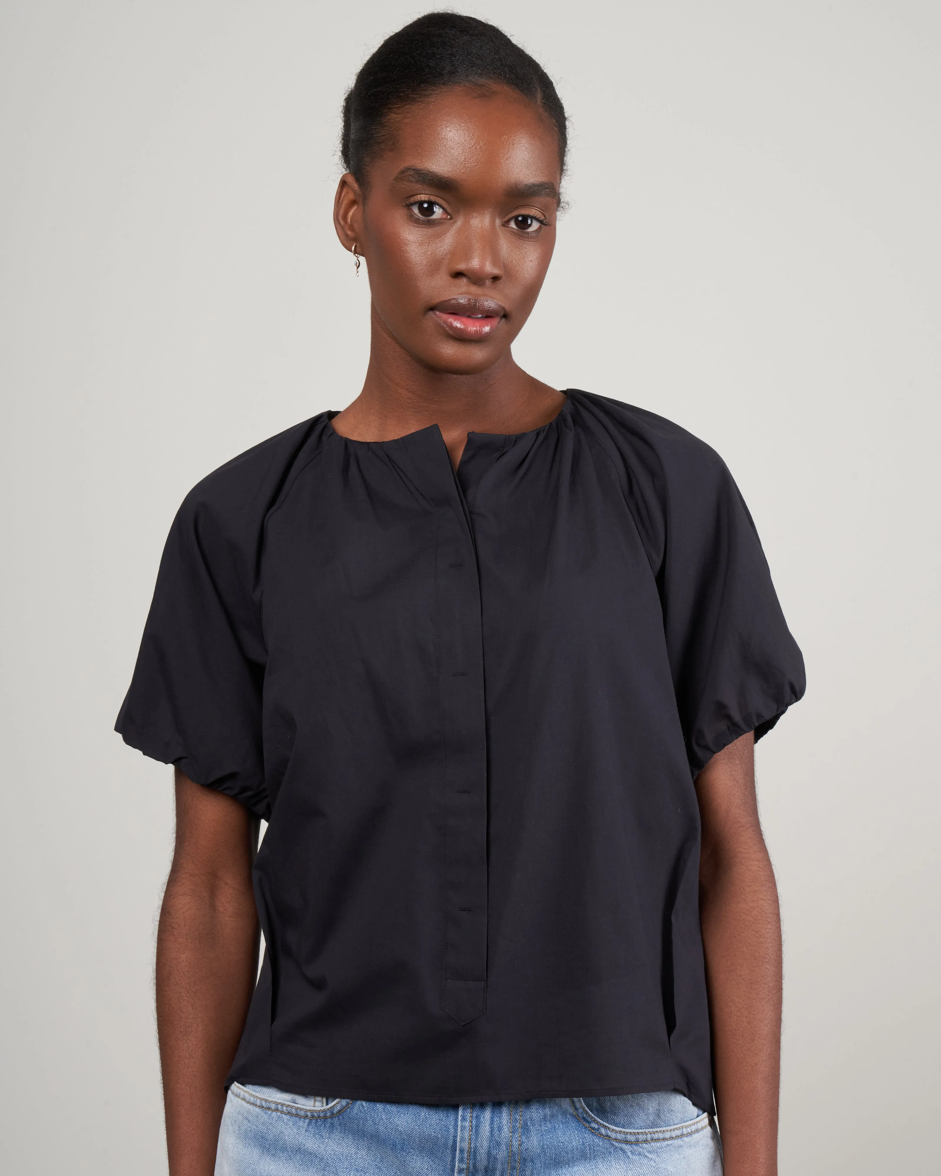 kenmare shirt - black mussola