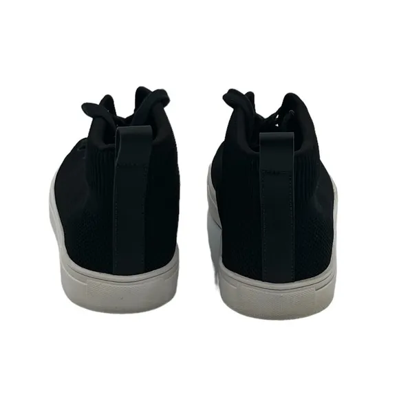 Kenneth Cole REACTION Black Lace Up Mid Top Sneakers Size 7 Men's