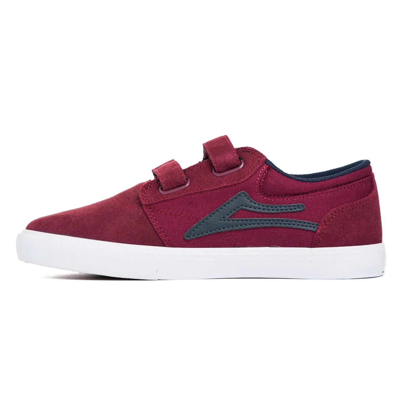 Lakai Griffin Kids - Burgundy/Navy Suede