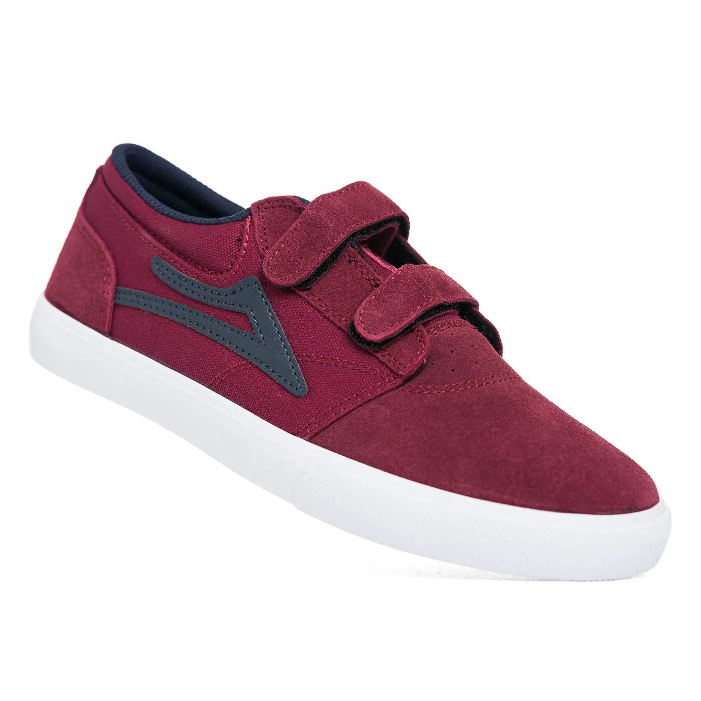 Lakai Griffin Kids - Burgundy/Navy Suede
