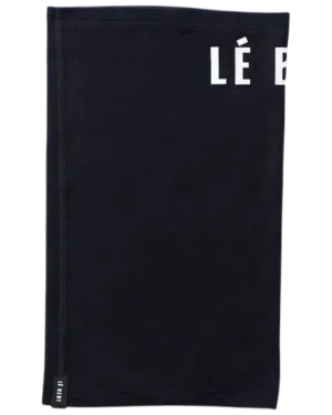 Le Bent Logo Lightweight Neck Gaiter - Black/White