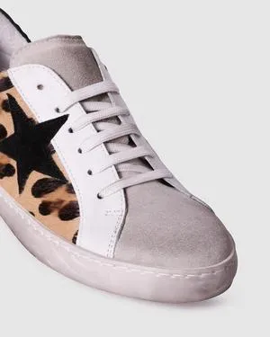 League Sneaker in Leopard