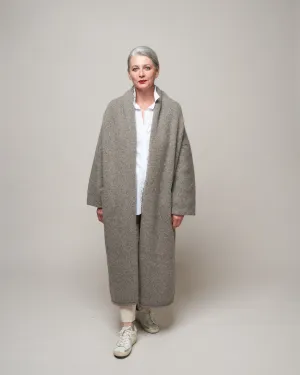 long shawl cardigan - rock