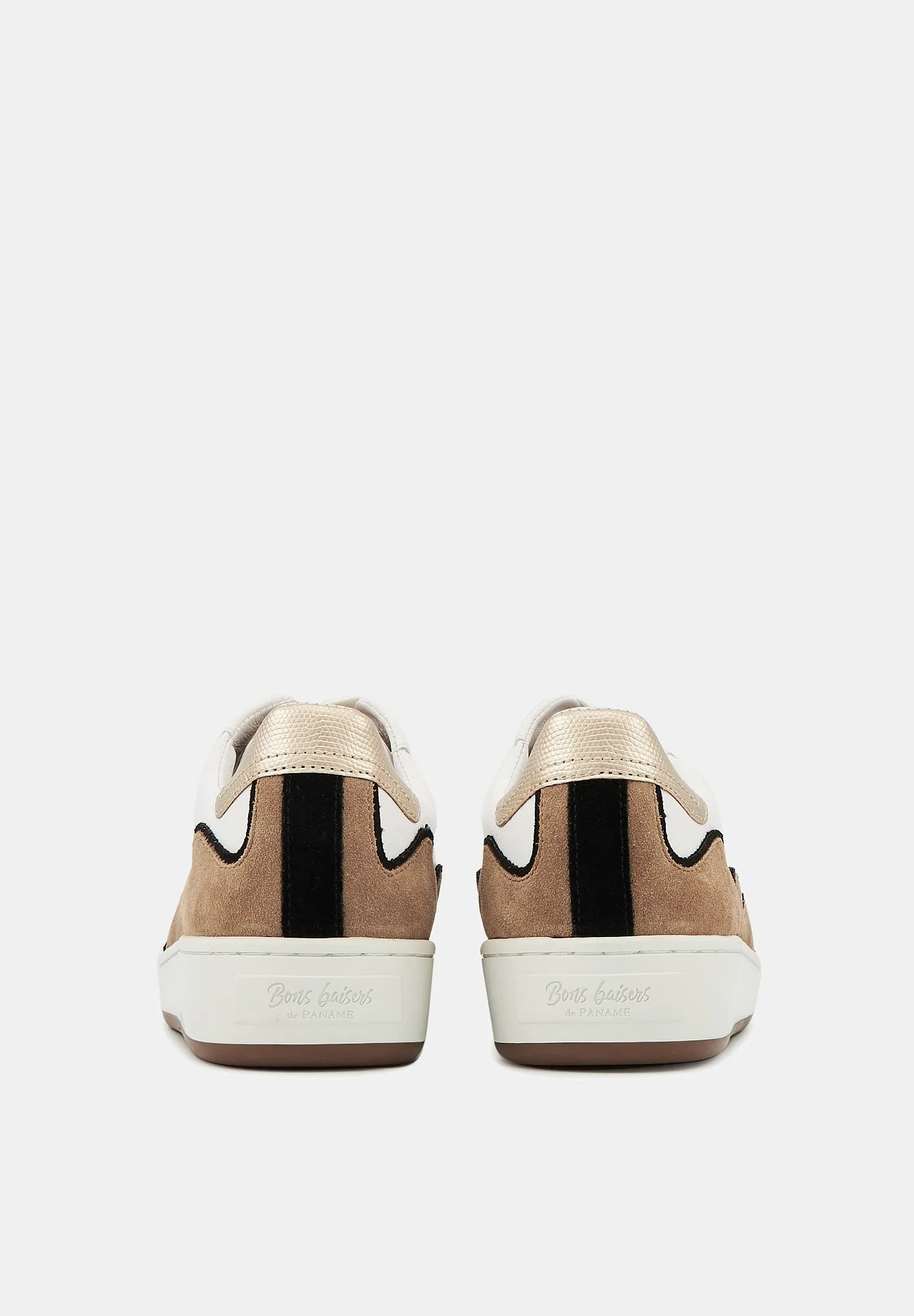 Loulou-Blanc Gold Suede