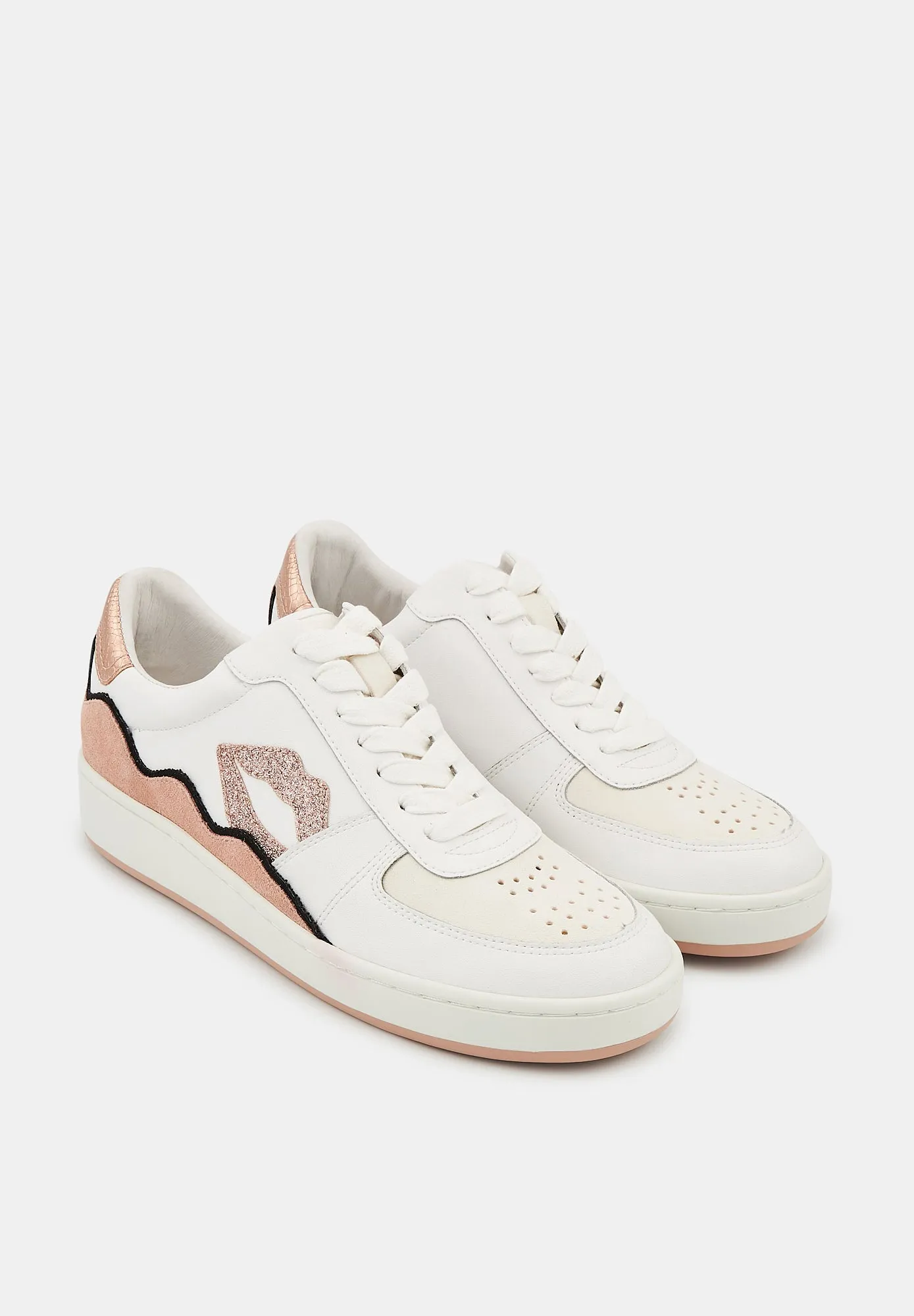 Loulou-Blanc Rose Gold Suede