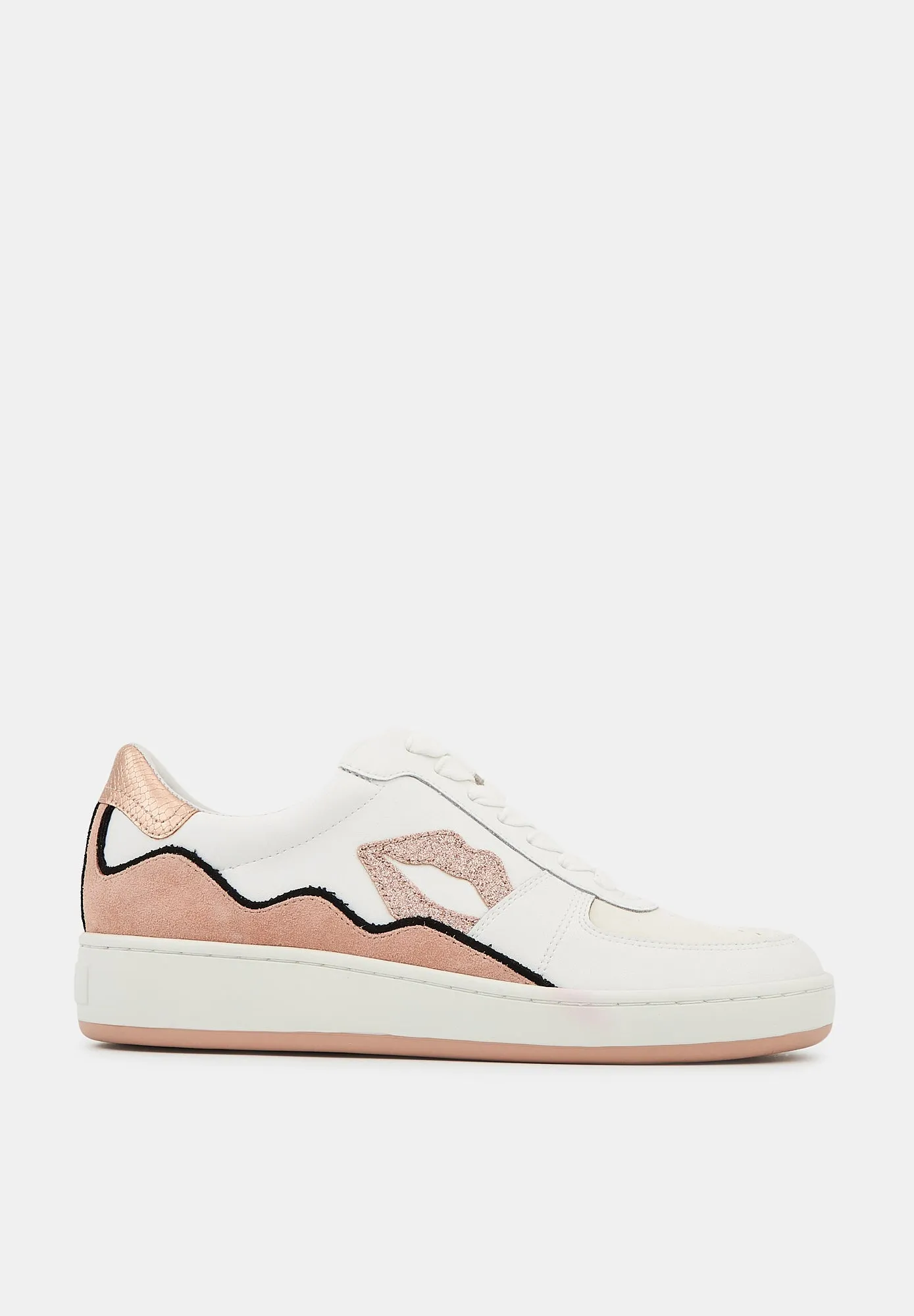 Loulou-Blanc Rose Gold Suede